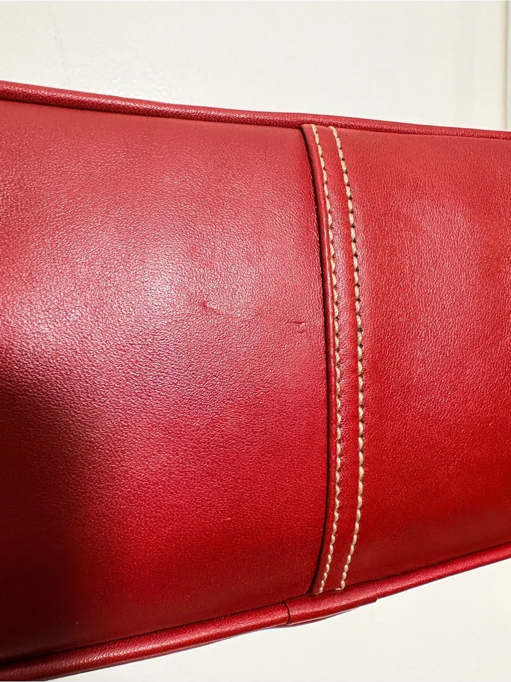 2002 Coach 9589 Red Legacy West Camera Bag Crossbody - Picture 10 of 15